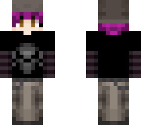 alt outfit purple hair