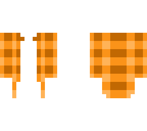 flanell sleeve shirt (orange)