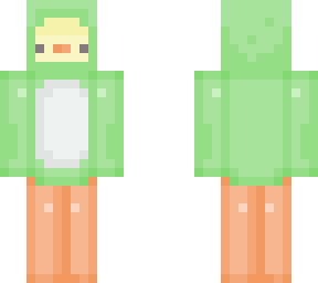 duck in frog hood