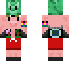 earthy pig w/ green cat