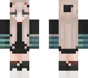 mint shirt girl skin