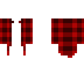 flanell sleeve shirt (red)