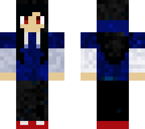 girl with blue hoodie