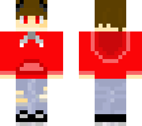 guy with red hoodie