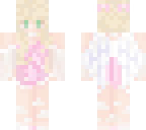 pink blond angel