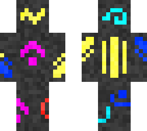 hypixel skyblock colored rune skin | Minecraft Skin