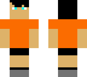orange man skin