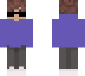 purple hoodie sunglasses man