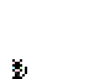 really small black cat (skin request)