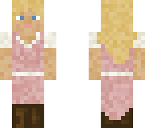 warm pink and white dress girl