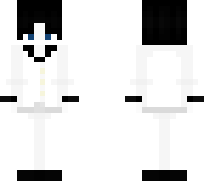 white dreesed man