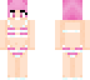 pink stripe bikini