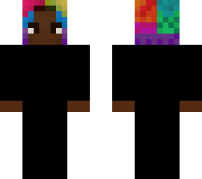 rainbow hair