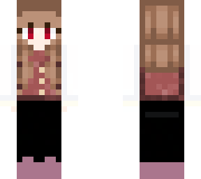 vampire girl with brown hair