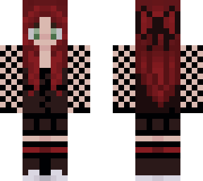 red haired emo chick