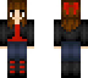 black and red hearts w/ jeans