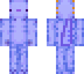 blue axolotl | Minecraft Skin