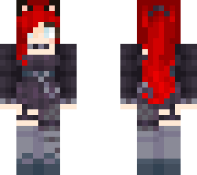 hexedcatnip in grunge outfit