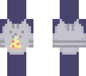 pusheen eating pizza!!1!11!!!!