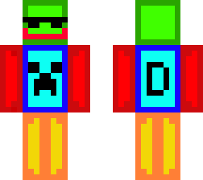 cool 4 colored d at back skin