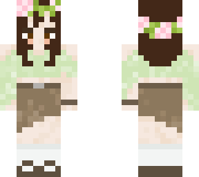 girl with a flower crown