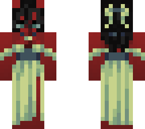 green dress demon girl