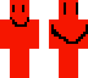 two sided red face