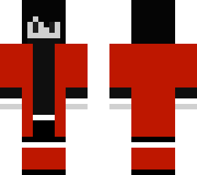 red, white and black dye