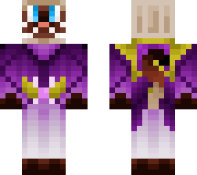 enzo (siamese cat) - purple butterfly suit [blue eyes]