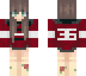 girl with latvian jersey