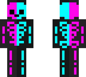 neon skeleton