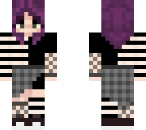 purple grunge girl