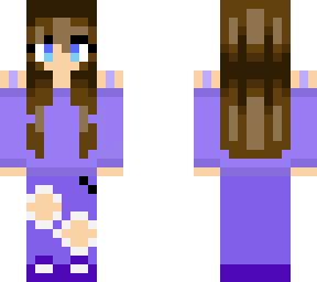 purple theme riped jeans