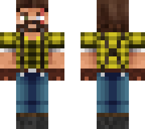 koyubi in yellow flannel
