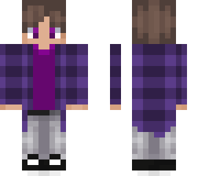 purple skin gaming boy