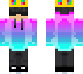 purple and blue boy