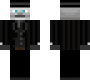 man in black skeleton alive