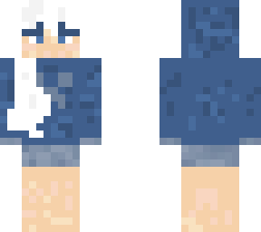blue kawaii girl