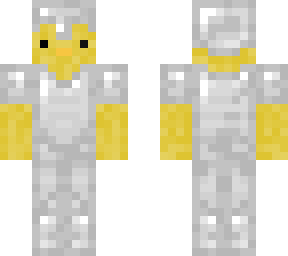 duck with iron armors