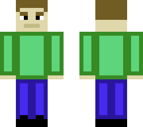 green shirt man