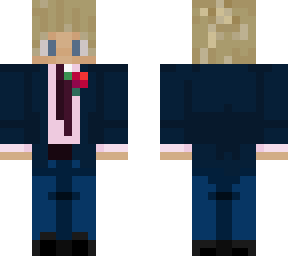 blue suit