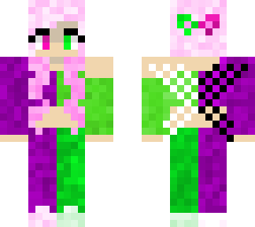 green and purple