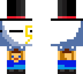 my youtube channel as a skin (with steve)