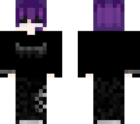 purple hair metalhead