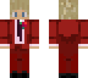 red suit
