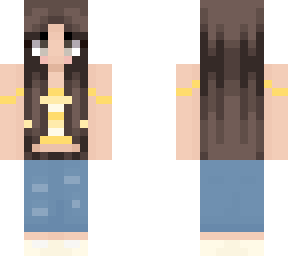 sunflower girl skin (reupload fix)
