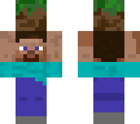 steve holding grass (very detailed)