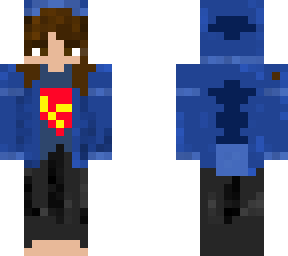 stitch hoodie with superman shirt
