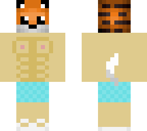 tiger with abs