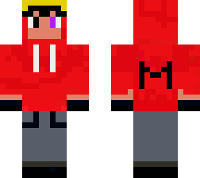 (matjuega213 skin) capucha roja m_rojo